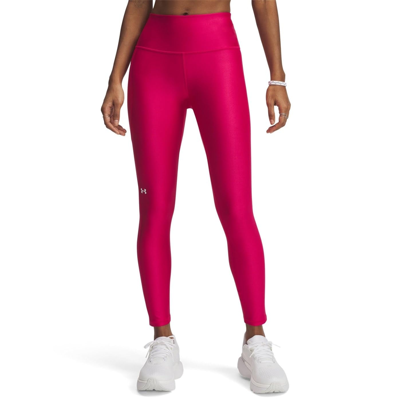 Under Armour Women's HeatGear Armour High Waisted Ankle No-Slip Leggings