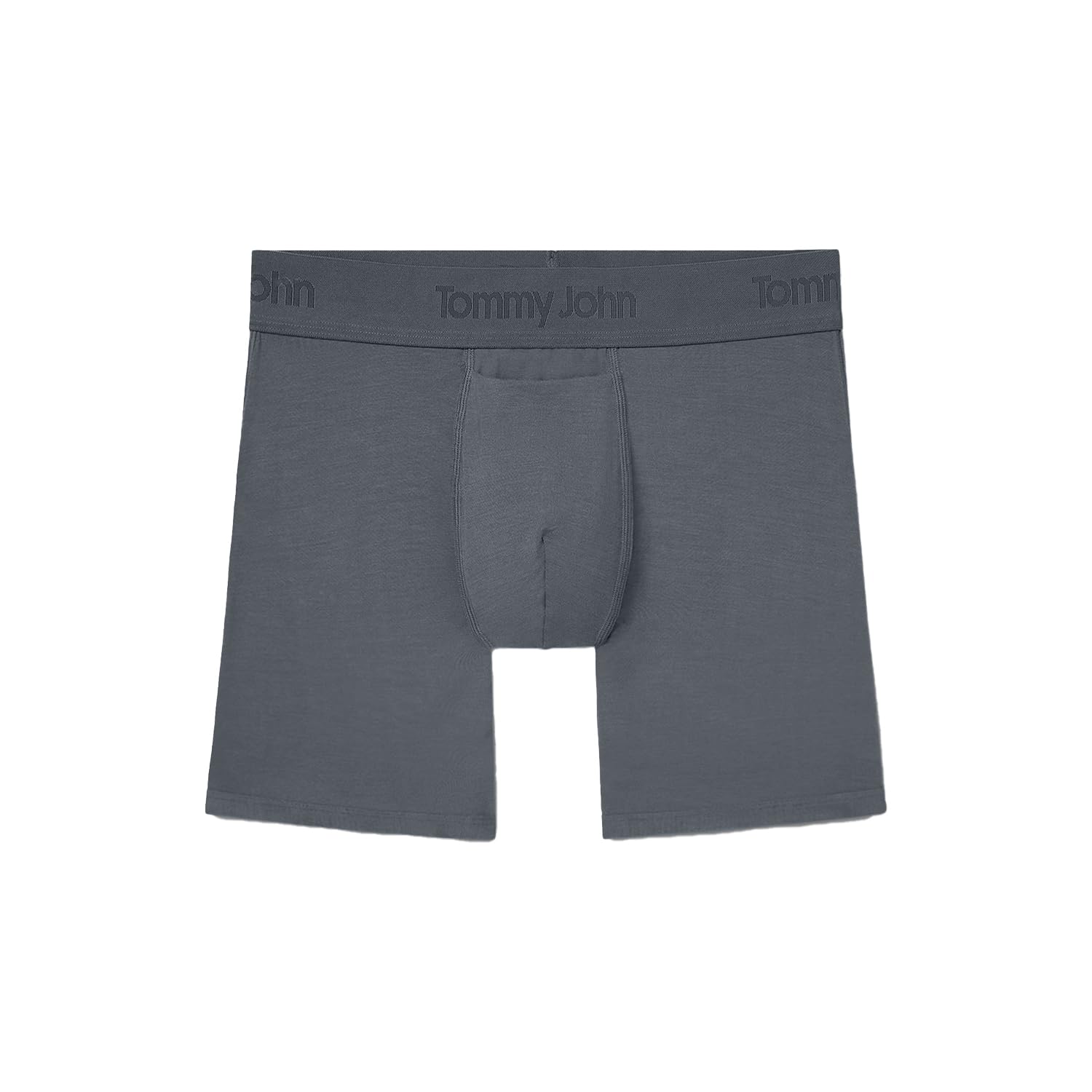 Tommy John Men's Mid-Length Boxer Briefs - Second Skin Fabric - 6" Inseam, Underwear with Contour Pouch and Quick Draw Fly