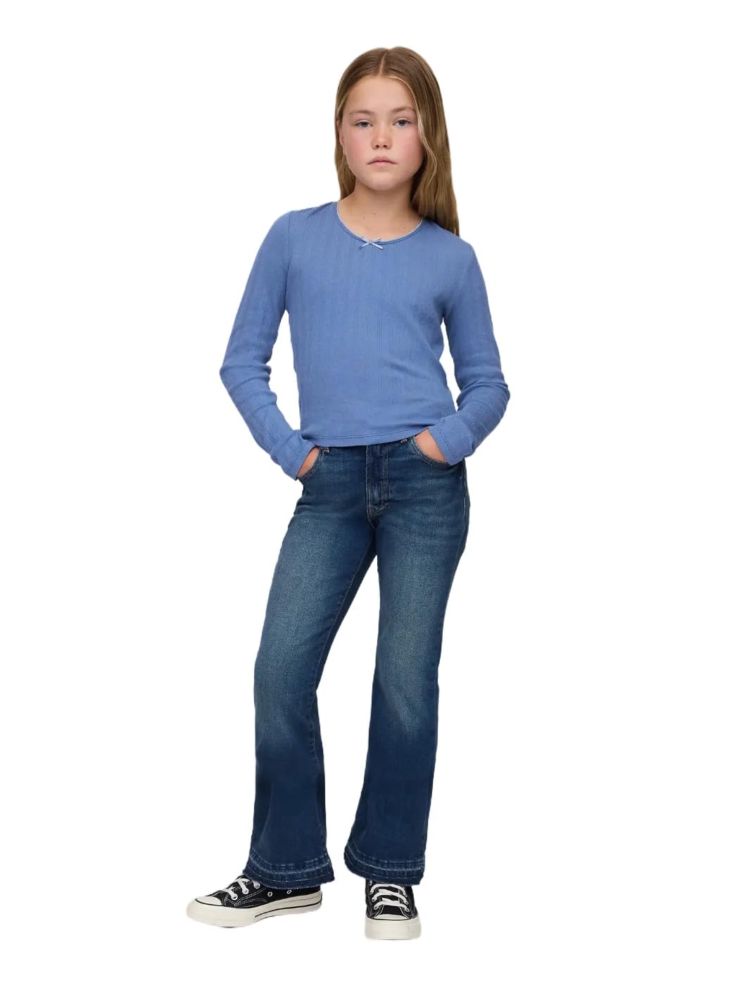 Gap Girls' High Rise Flare Jeans