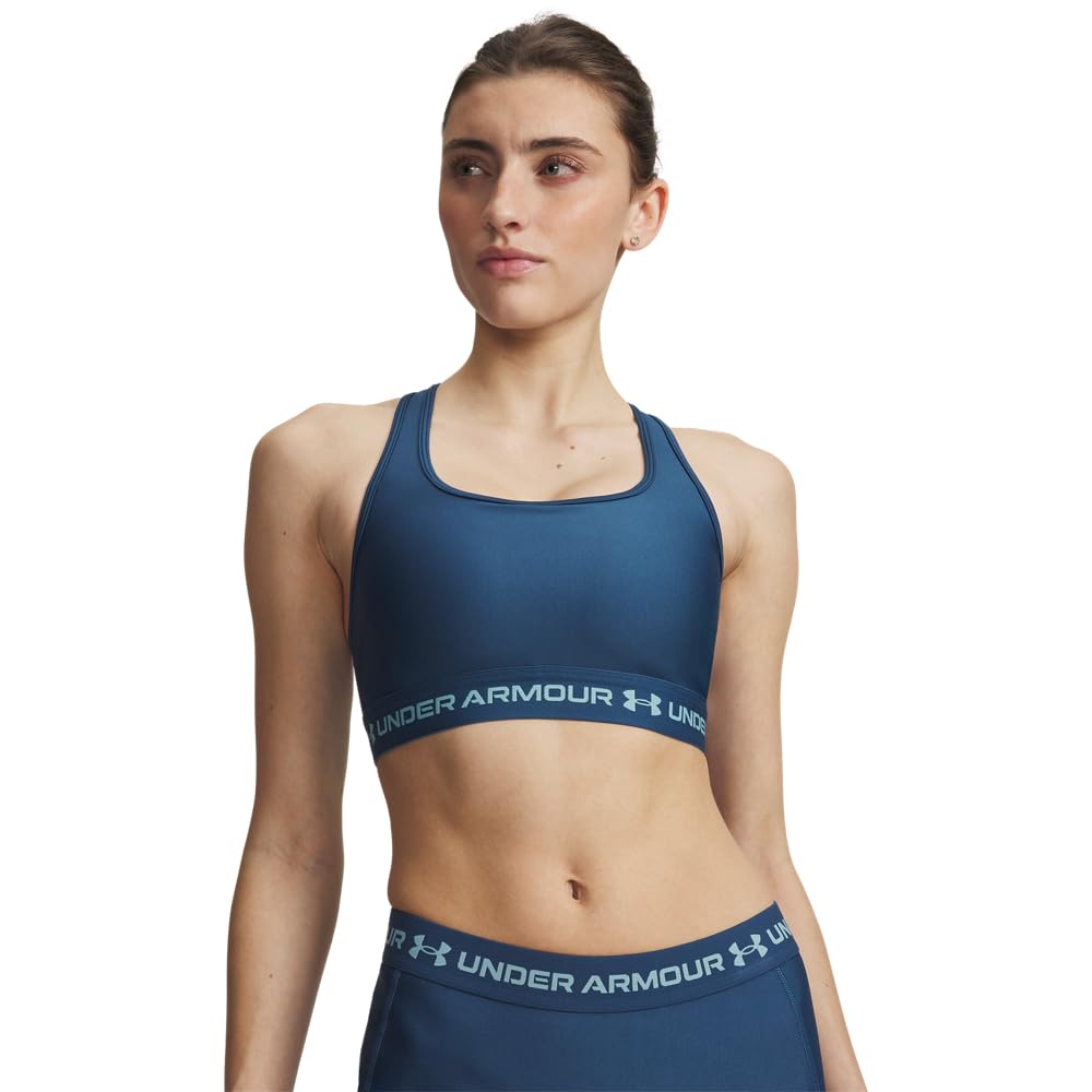 Under Armour Women's Crossback Mid Impact Sports Bra