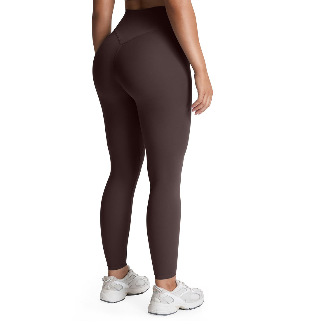 Aoxjox High Waisted Workout Leggings for Women Tummy Control Buttery Soft Yoga Metamorph Deep V Pants 26"
