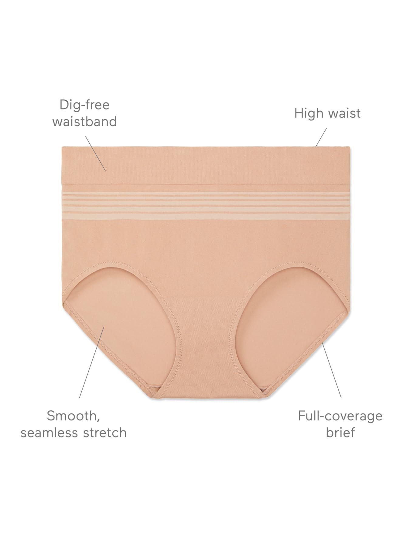 Warner's No Pinching No Problems Seamless Brief Underwear