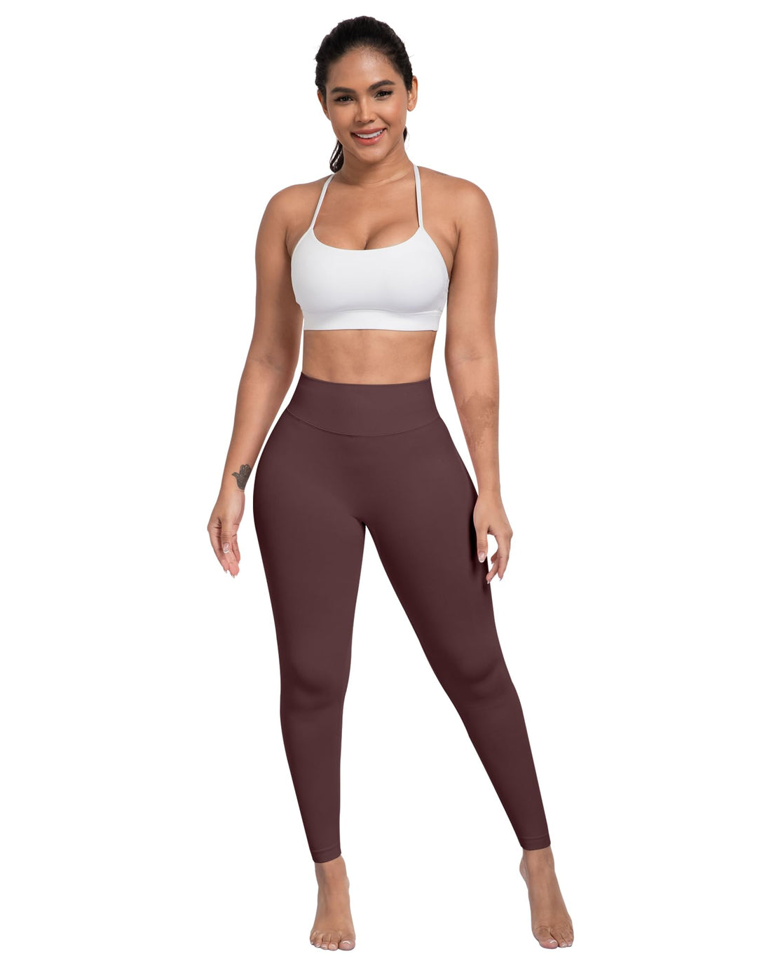 ATHVOTAR Workout Gym Leggings Women, High Waisted Seamless Butt Lifting Scrunch Butt Sports Leggings
