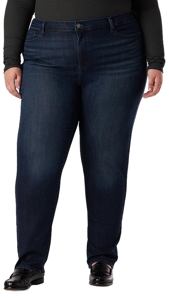 Levi Strauss Signature Gold Women's 03 Essential Mid-Rise Straight Jeans (Also Available in Plus)