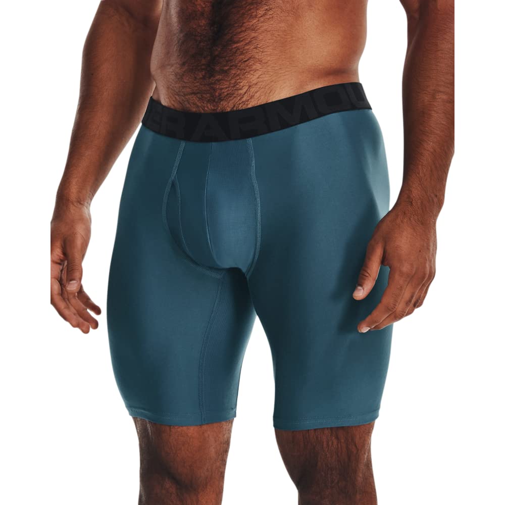 Under Armour Men's Performance Tech Long-Leg Boxerjock Brief Underwear, 9" Inseam, All-Day Comfort & Ultra-Soft, 3-Pack