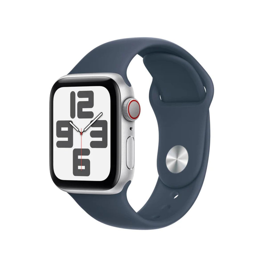 Apple Watch SE (2nd Gen) (GPS + Cellular, 40mm) - Starlight Aluminum Case with Starlight Sport Band, S/M (Renewed)