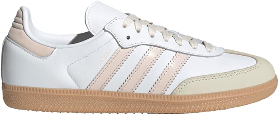adidas Womens Samba Og Lace Up Sneakers Shoes Casual - White
