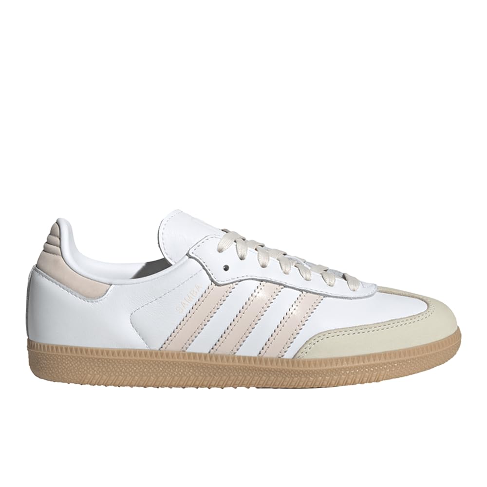 adidas Womens Samba Og Lace Up Sneakers Shoes Casual - White
