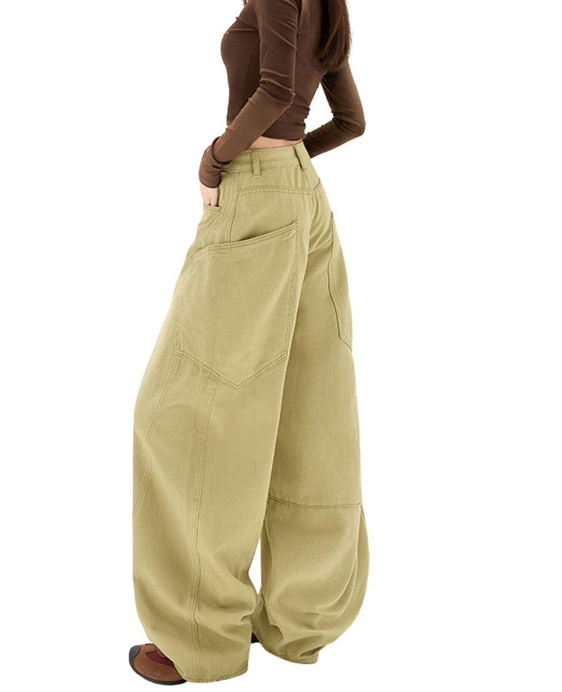 Baggy Jeans for Woman Men High Waisted Barrel Leg Jeans Casual Loose Denim Pants Streetwear Clothes