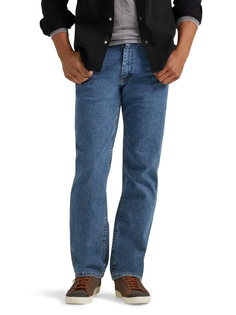 Wrangler Authentics Men's Regular Fit Comfort Flex Waist Jean