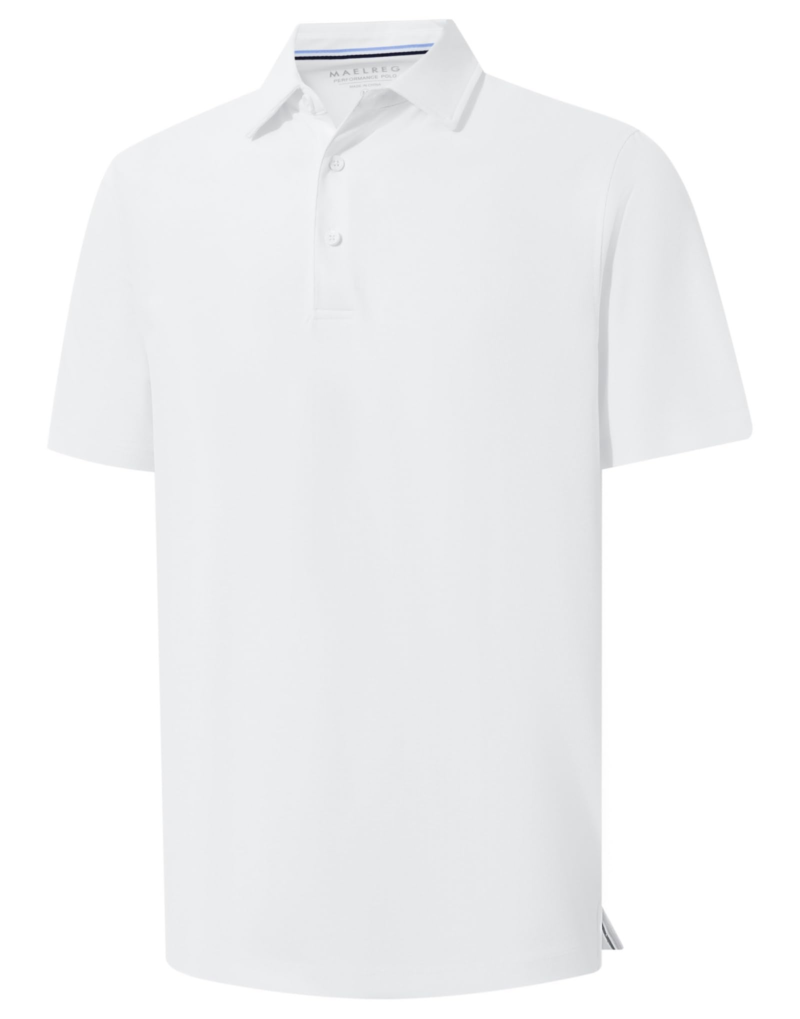 M MAELREG Golf Shirts for Men Dry Fit Waffle Textured Collared Short Sleeve Moisture Wicking Casual Sports Mens Polo Shirts
