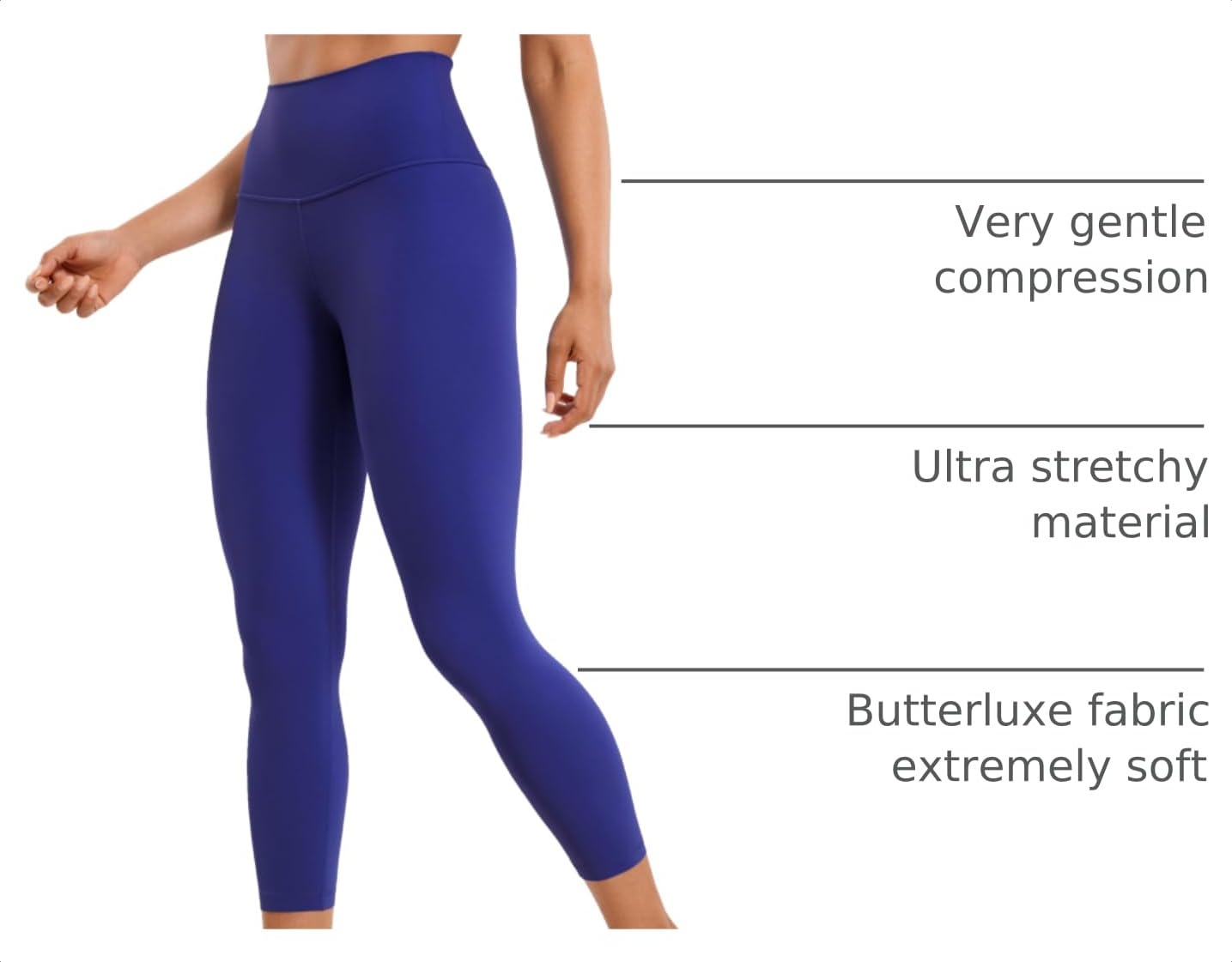 CRZ YOGA Butterluxe Capris 23'' | Extremely Soft, Gentle Compression, Yoga, High Waisted, for Women