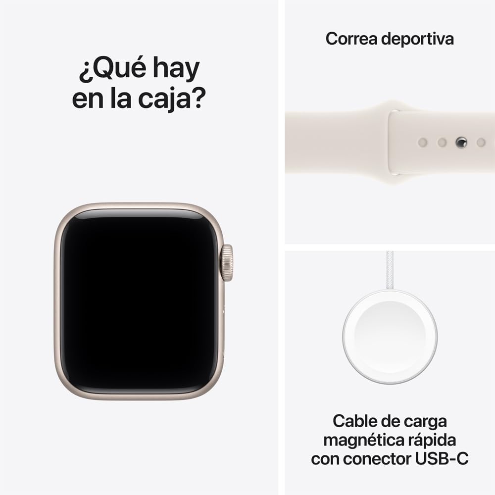 Apple Watch SE 3 [GPS + Cellular, 40mm] Midnight Aluminum Case with Black Sport Band, S/M (Renewed)