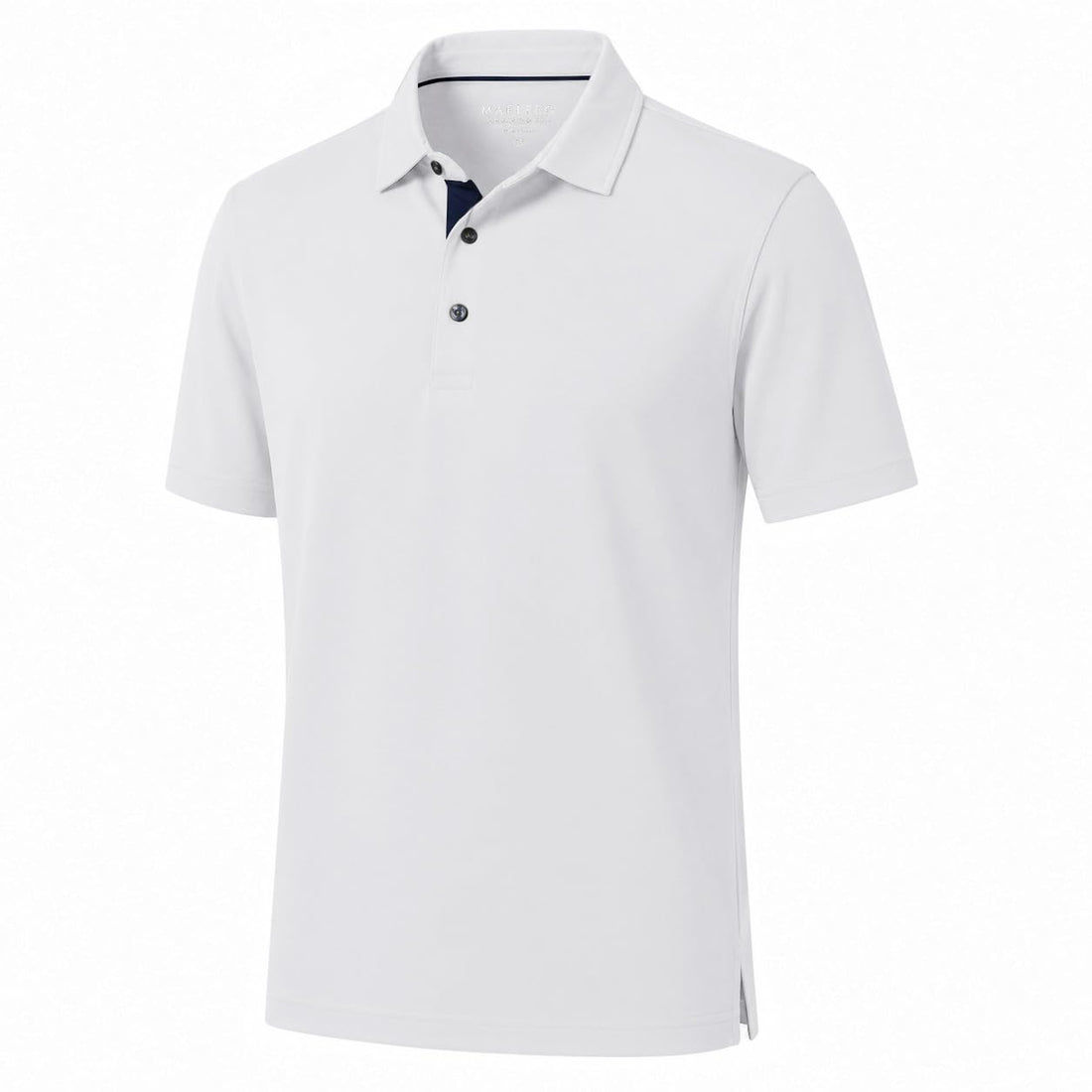 M MAELREG Mens Golf Shirt Short Sleeve Moisture Wicking Slim Fit Performance Casual Roma Knit Golf Polo Shirts for Men
