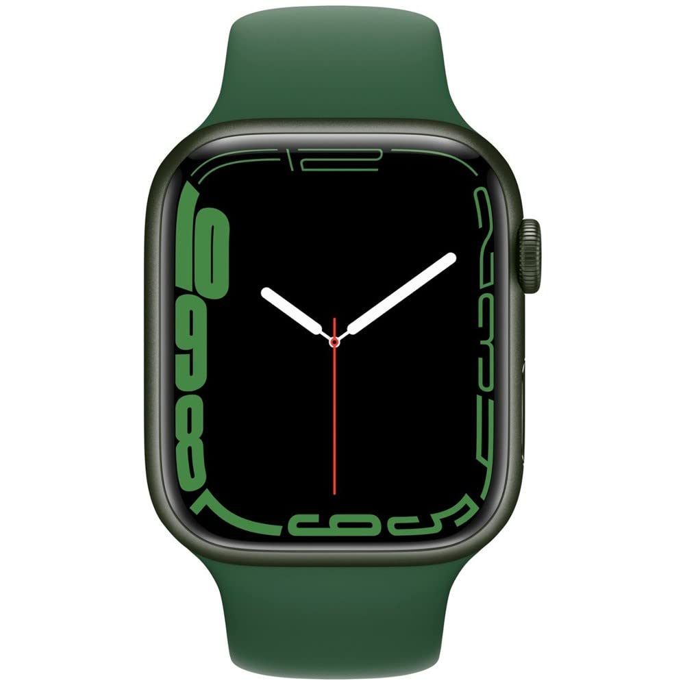 Apple Watch Series 7 (GPS, 41mm) Starlight Aluminum Case with Starlight Sport Band, Regular (Renewed)