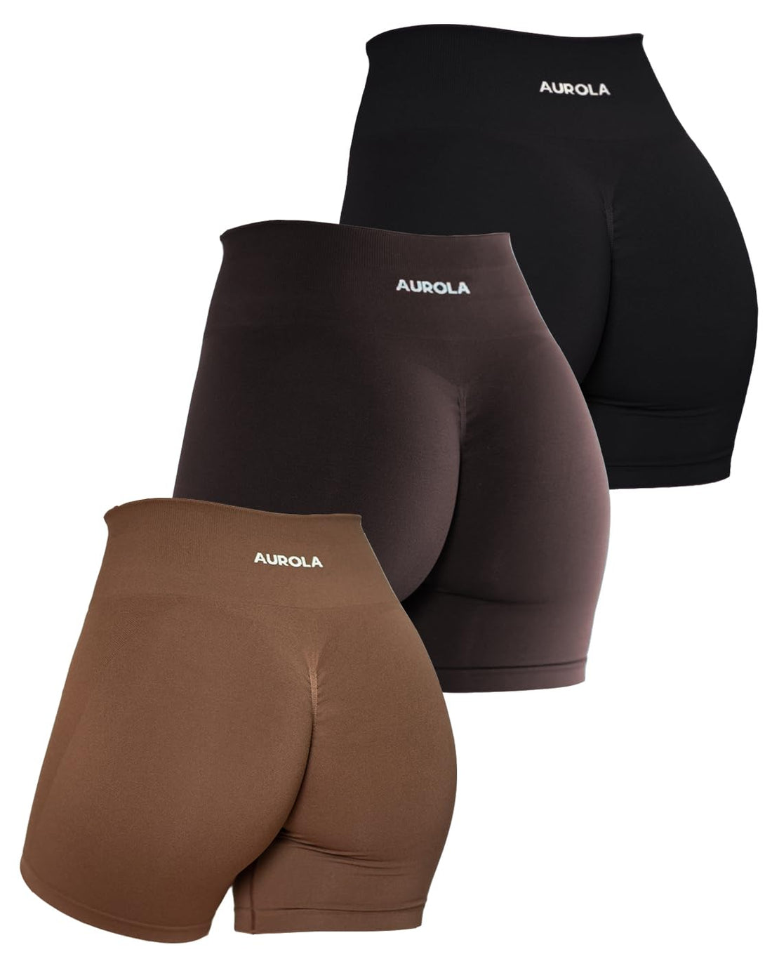 AUROLA Intensify Workout Shorts for Women Seamless Scrunch Short Gym Yoga Running Sport Active Exercise Fitness Shorts