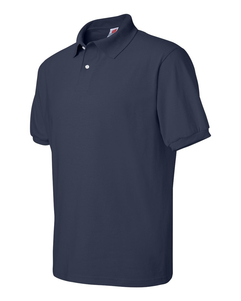 Hanes Mens EcoSmart Jersey Polo Shirt, Short-Sleeve Shirts for Men, T-Shirt, 2-Pack