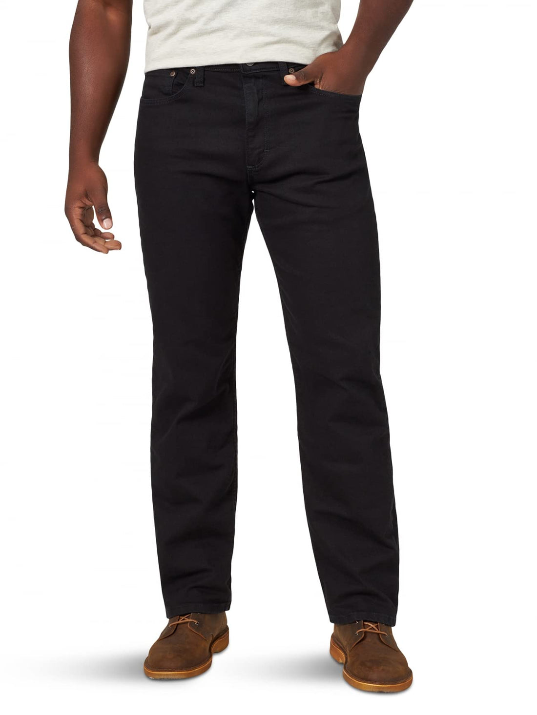 Wrangler Authentics Men's Classic 5-Pocket Relaxed Fit Flex Jean