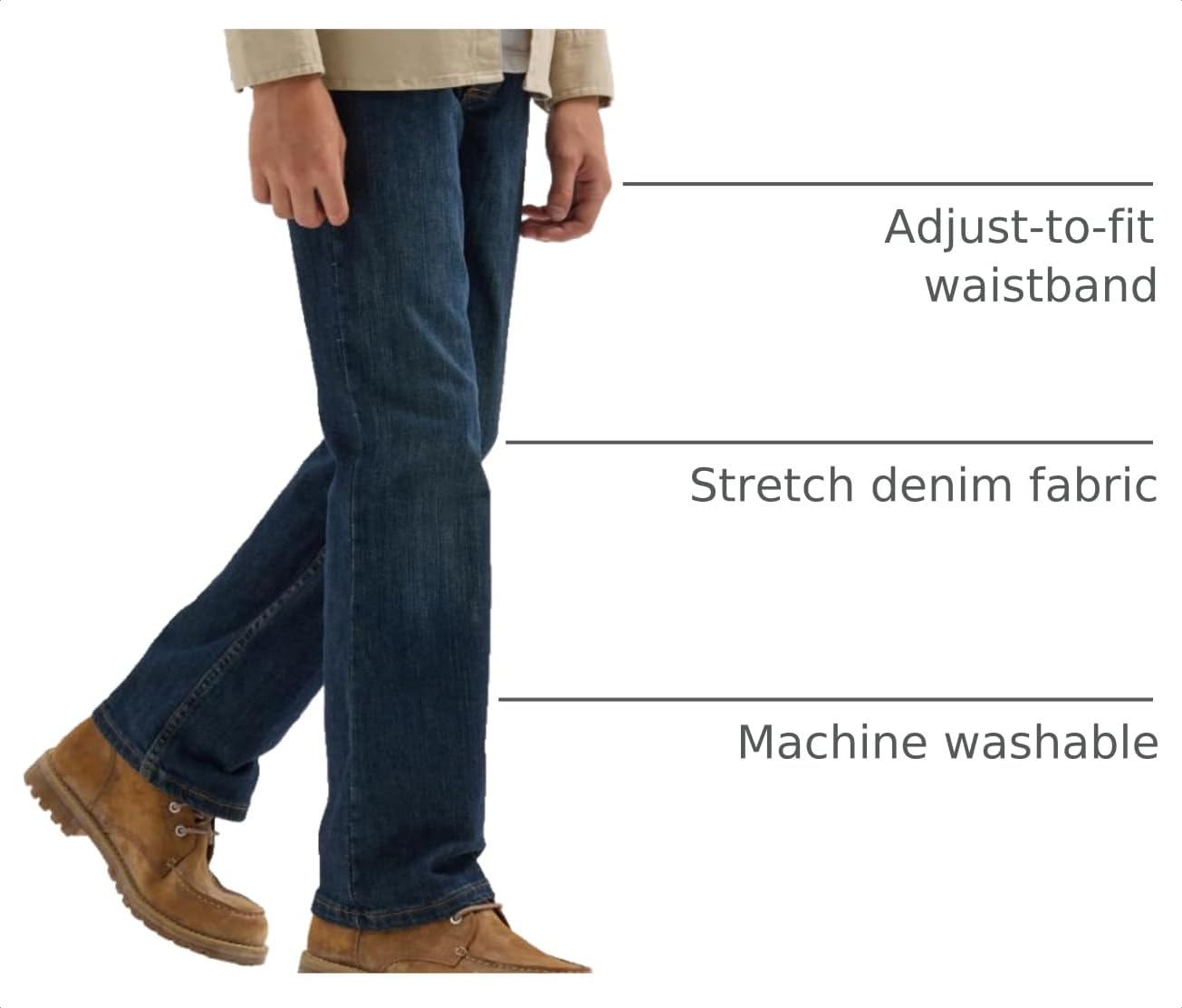 Wrangler Boys' Boot Cut Jean (Waldon)