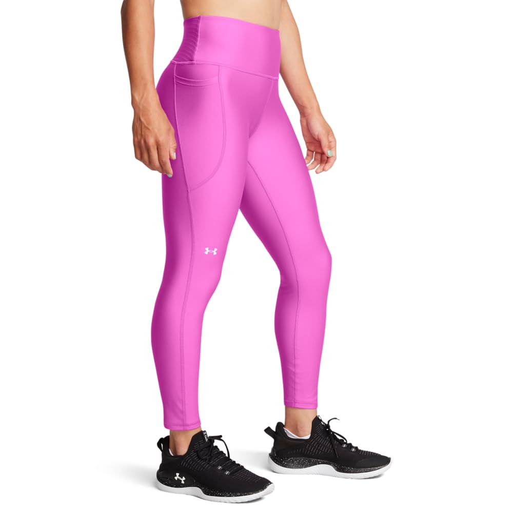 Under Armour Women's HeatGear Armour High Waisted Ankle No-Slip Leggings