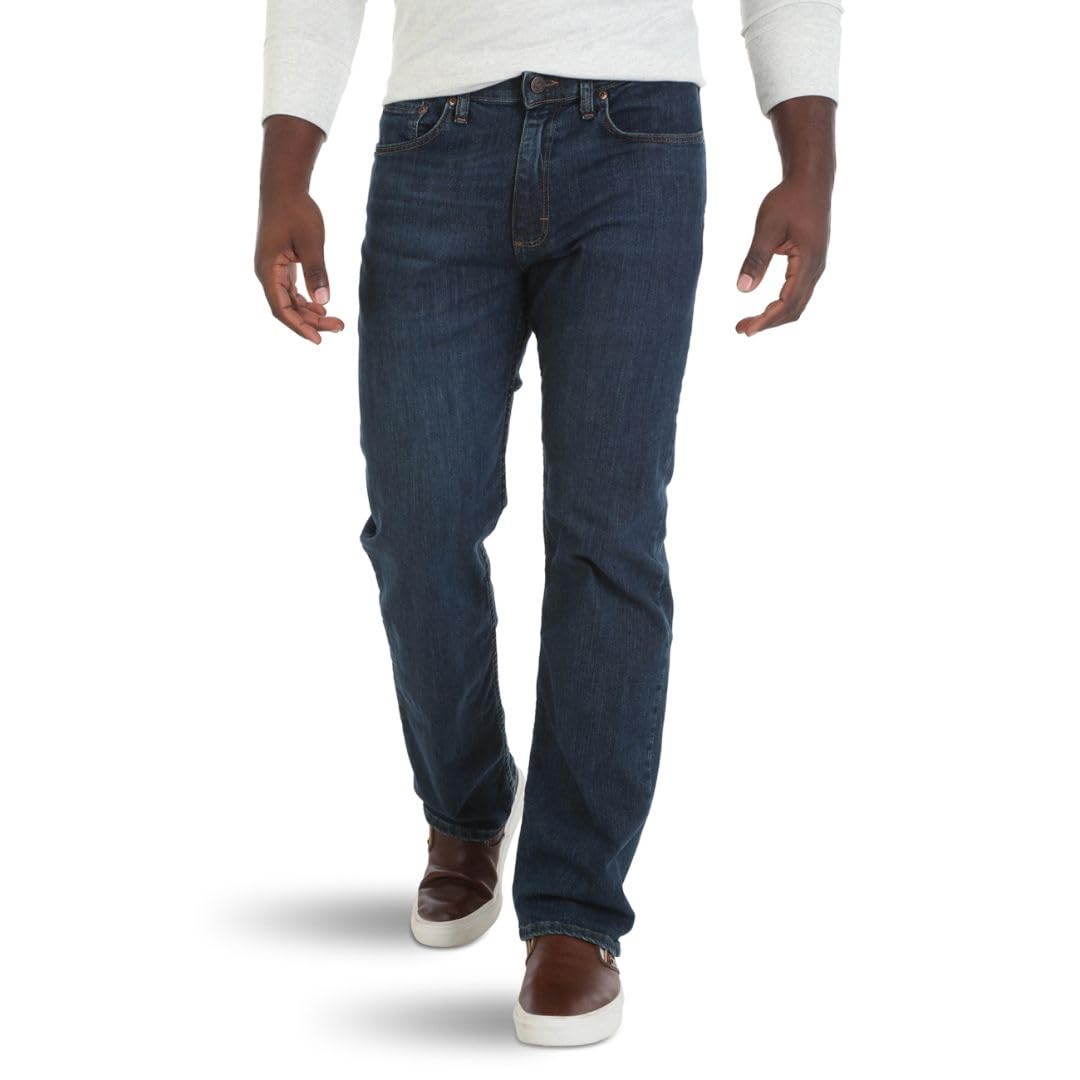 Wrangler Authentics Men's Comfort Flex Waist Relaxed Fit Jean