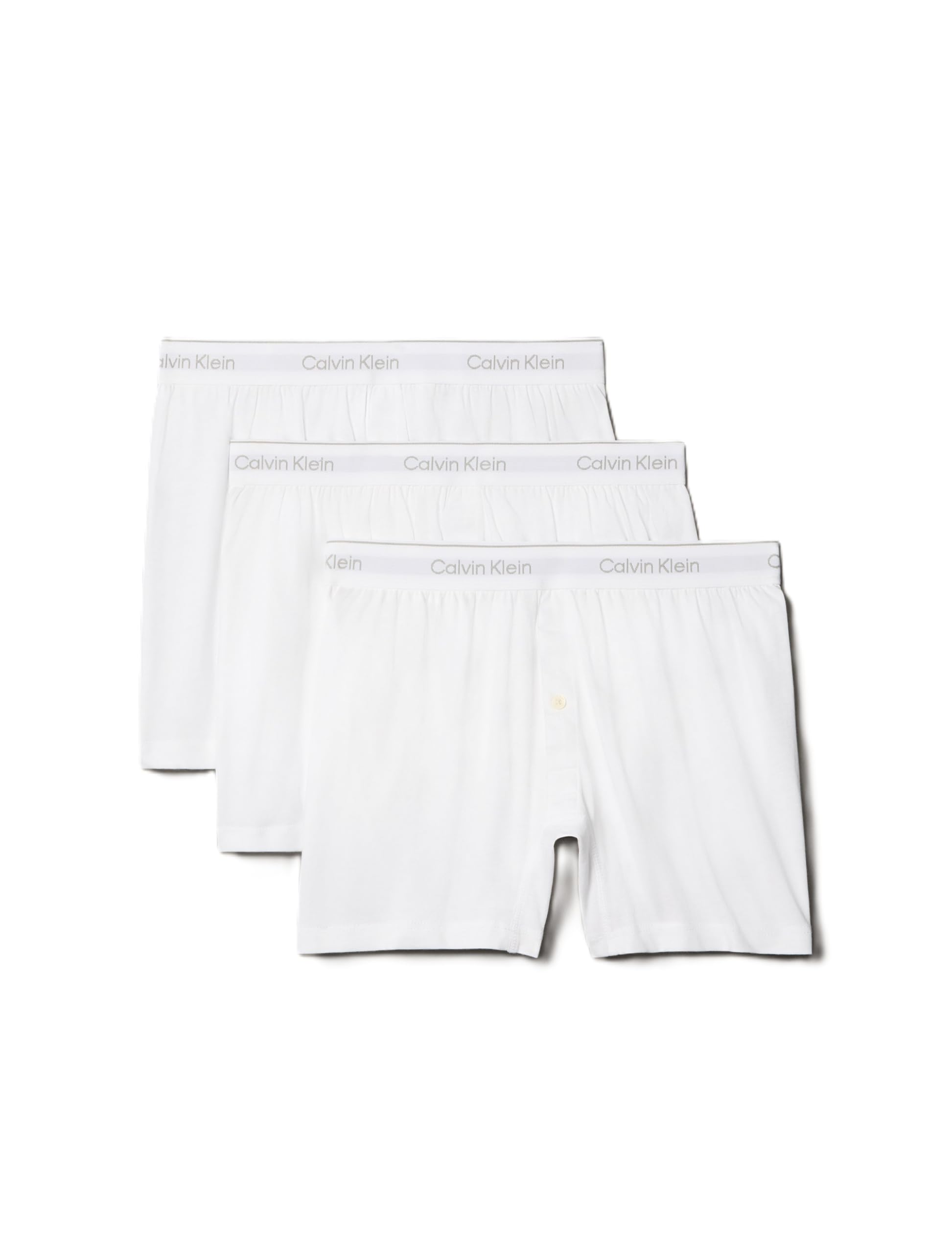 Calvin Klein Men's Cotton Classics 3-Pack Knit Boxer