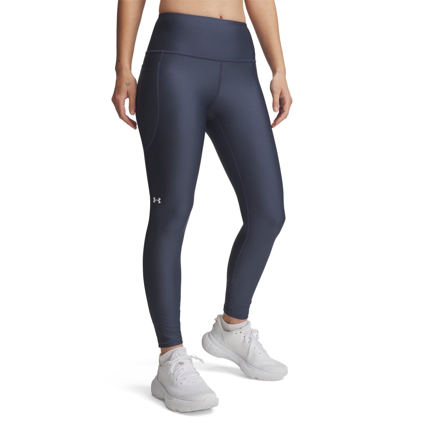 Under Armour Women's HeatGear Armour High Waisted Ankle No-Slip Leggings