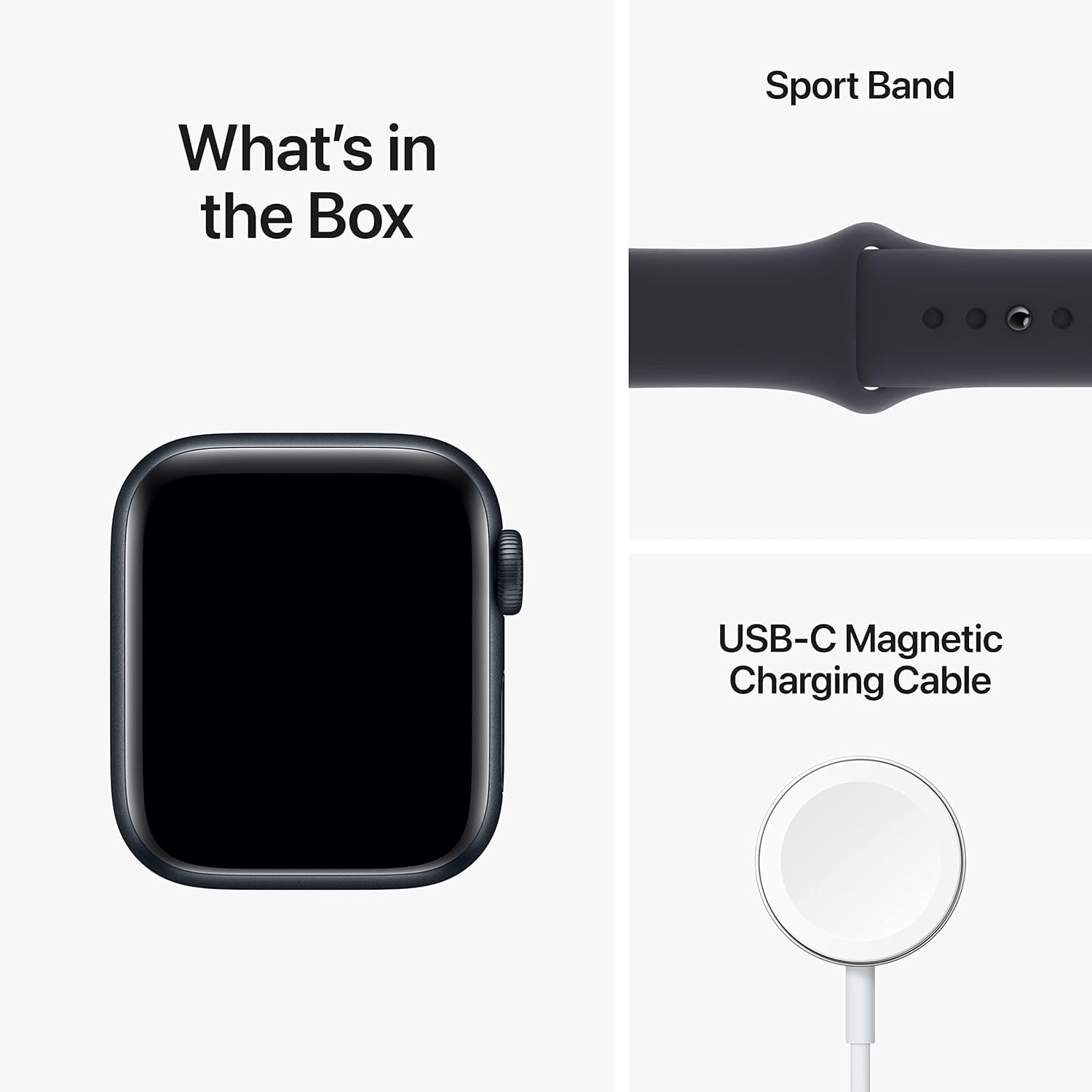 Apple Watch SE (2nd Gen) (GPS, 40mm) - Starlight Aluminum Case with Starlight Sport Band, S/M (Renewed Premium)
