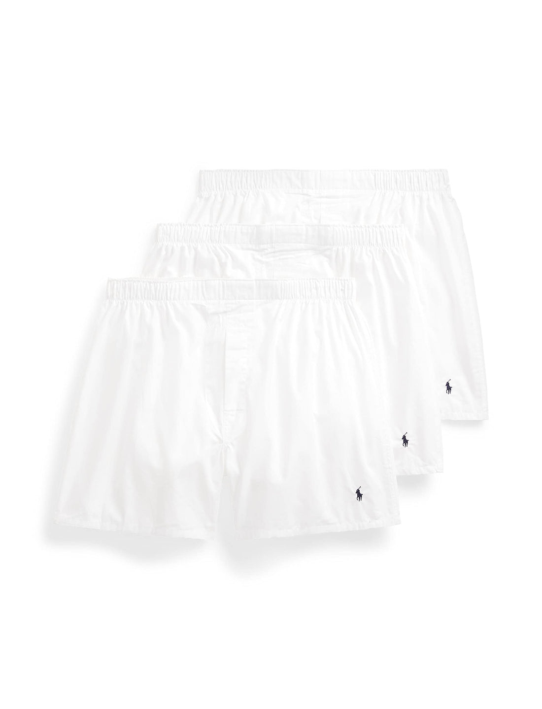 POLO RALPH LAUREN Underwear Boxers Pack, 3-Pack, Classic Fit Cotton Woven Men's Underwear, (Big & Tall Availble)