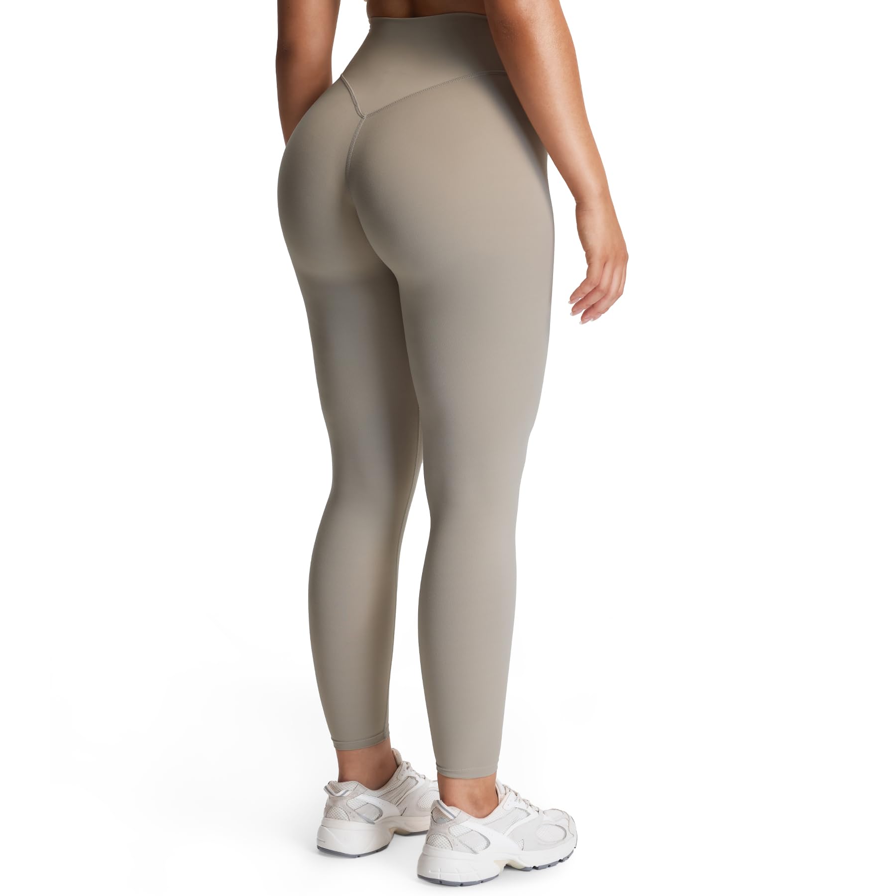 Aoxjox High Waisted Workout Leggings for Women Tummy Control Buttery Soft Yoga Metamorph Deep V Pants 26"