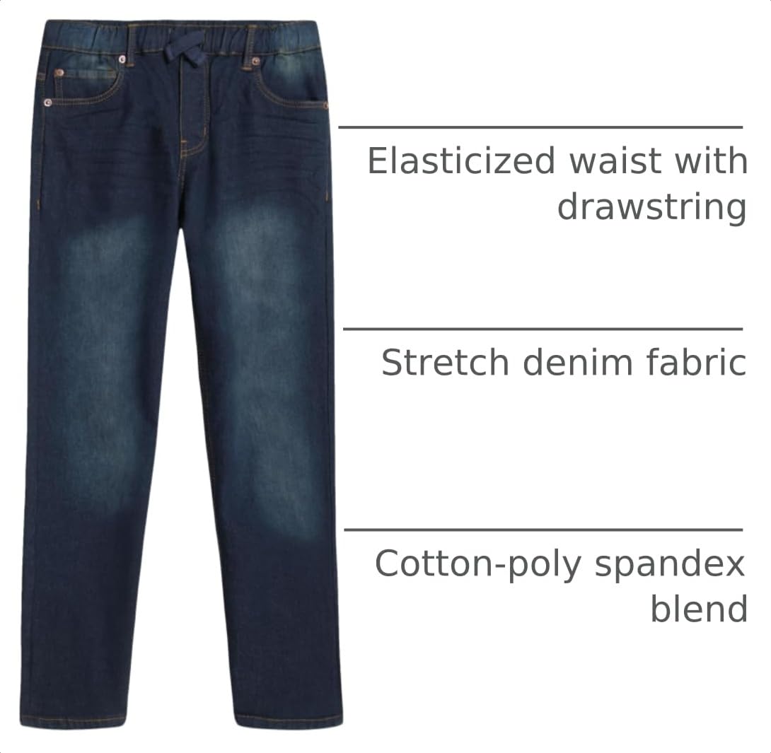 Lucky Brand Boys' Pull-on Stretch Denim Jeans