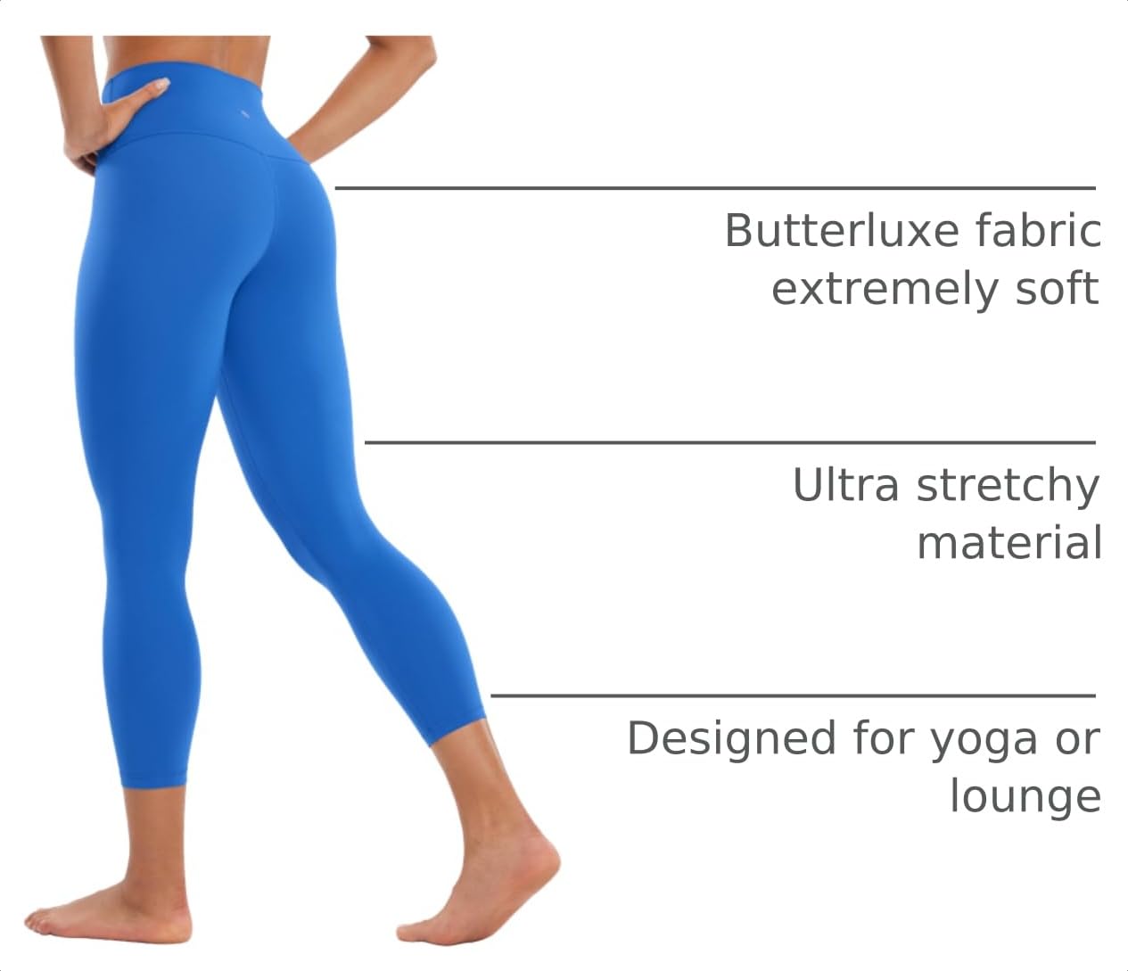 CRZ YOGA Butterluxe Capris 23'' | Extremely Soft, Gentle Compression, Yoga, High Waisted, for Women