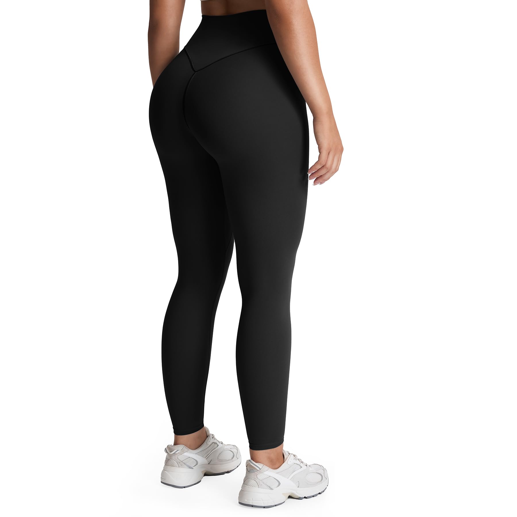 Aoxjox High Waisted Workout Leggings for Women Tummy Control Buttery Soft Yoga Metamorph Deep V Pants 26"