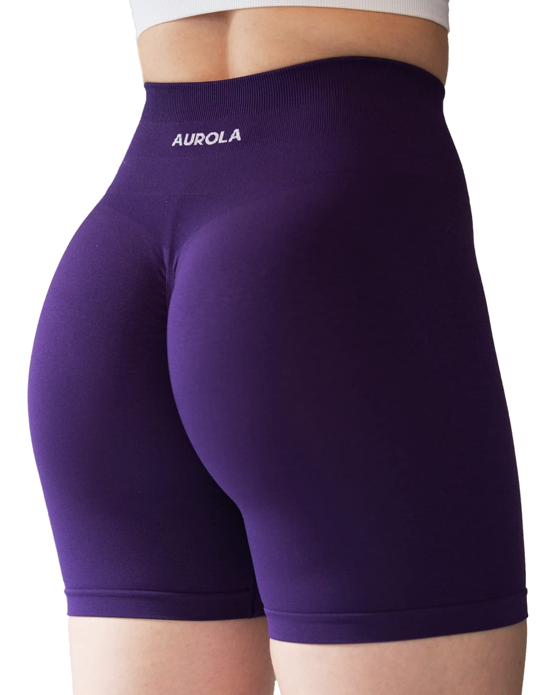 AUROLA Intensify Workout Shorts for Women Seamless Scrunch Short Gym Yoga Running Sport Active Exercise Fitness Shorts