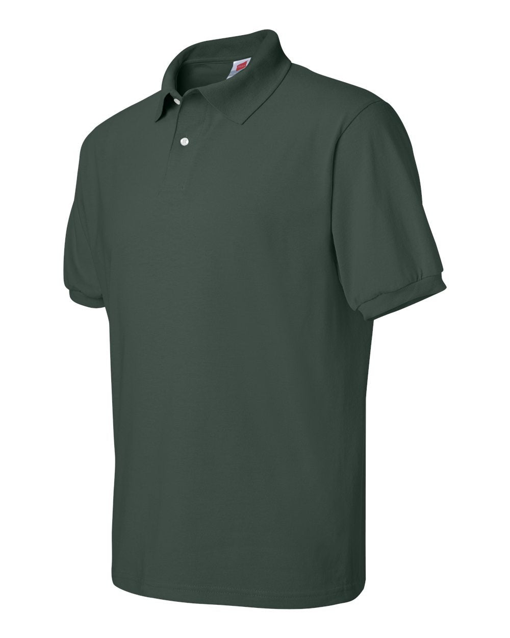 Hanes Mens EcoSmart Jersey Polo Shirt, Short-Sleeve Shirts for Men, T-Shirt, 2-Pack