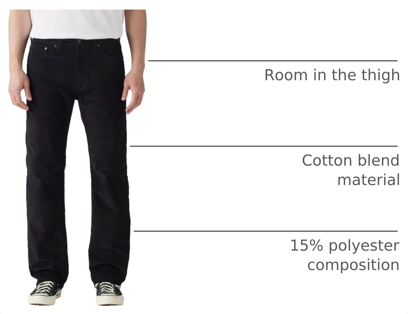 Levi's Men's 505 Regular Fit Jeans (Also Available in Big & Tall)