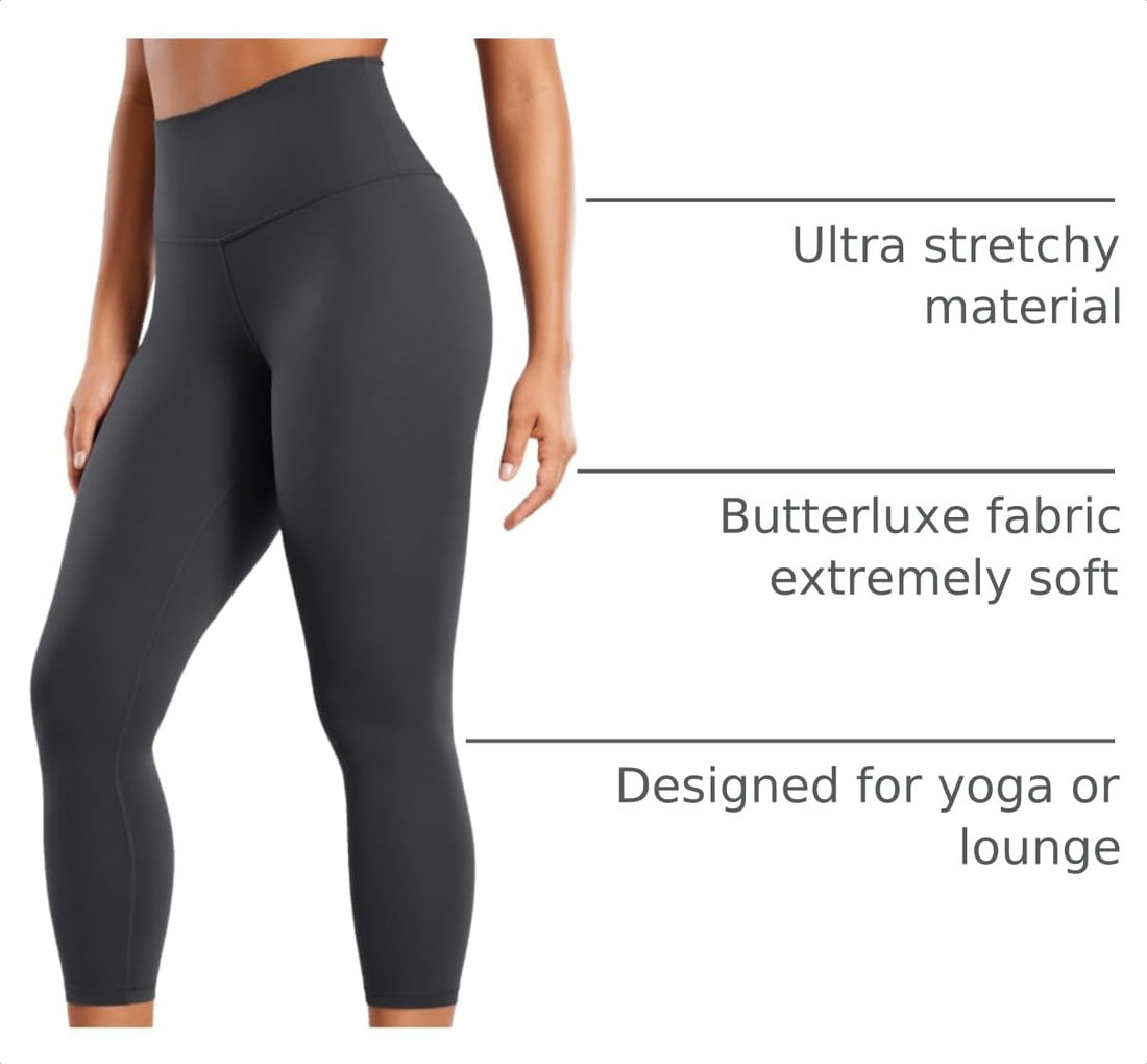 CRZ YOGA Butterluxe Capris 23'' | Extremely Soft, Gentle Compression, Yoga, High Waisted, for Women