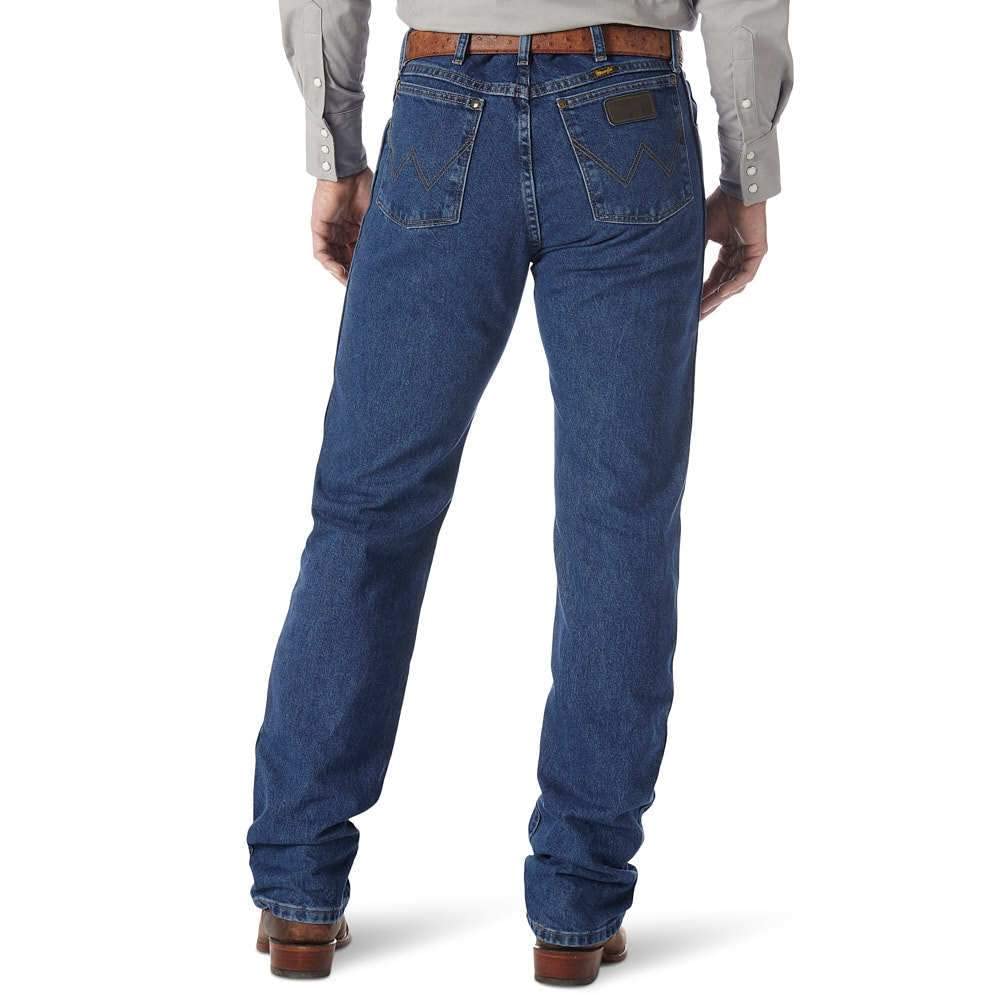 Men's Wrangler Premium Performance Regular Fit Blue Jean - 47MWZSW