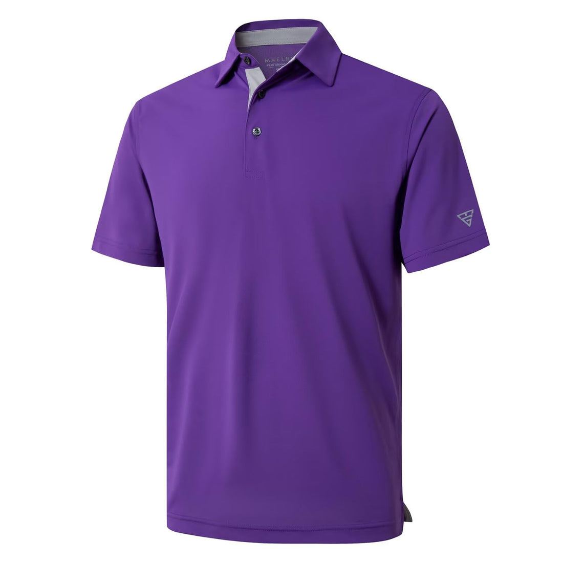 Mens Golf Shirt Short and Long Sleeve Moisture Wicking Dry Fit Performance Solid Casual Pique Golf Polo Shirts for Men