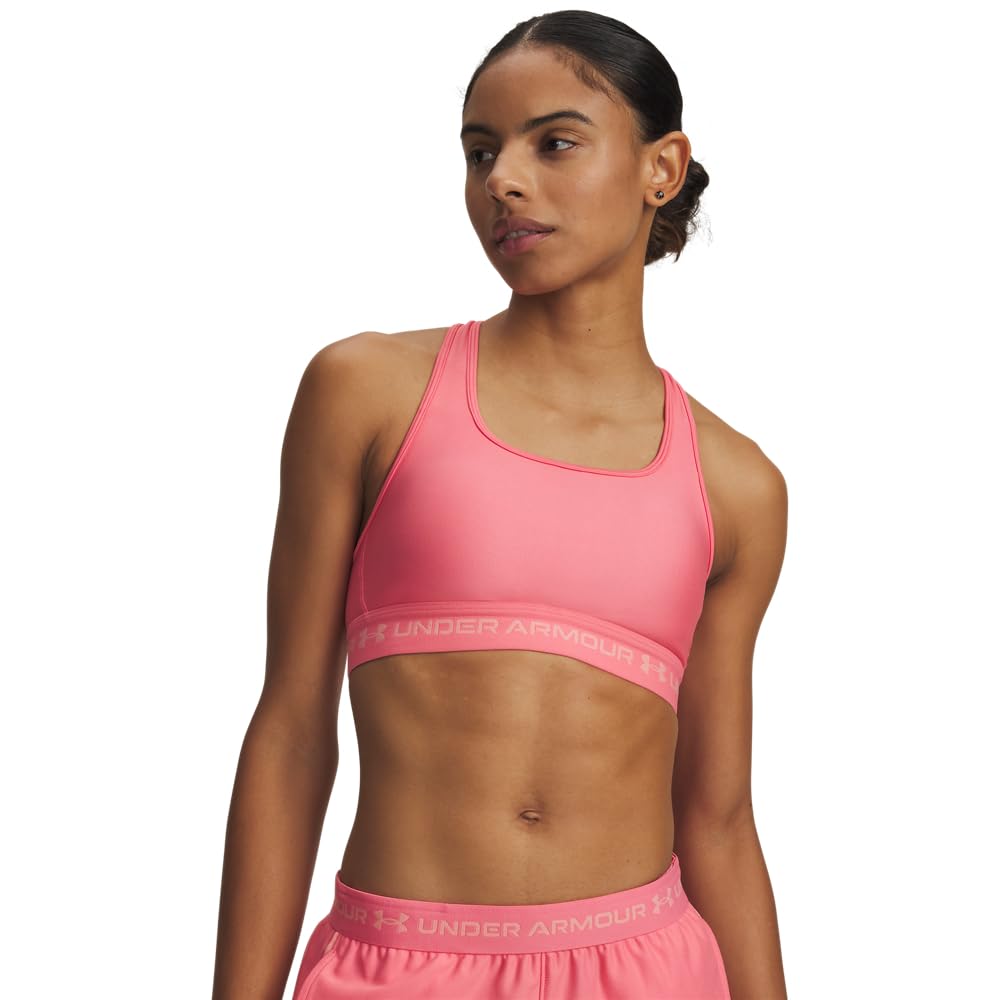 Under Armour Women's Crossback Mid Impact Sports Bra