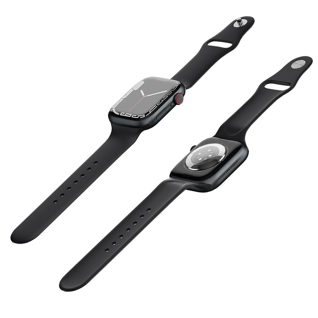 Apple Watch Series 7 (GPS, 41mm) Starlight Aluminum Case with Starlight Sport Band, Regular (Renewed)