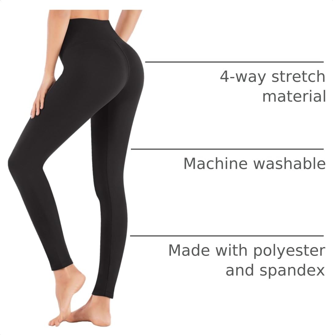 IUGA High Waisted Leggings for Women Running Workout Leggings with Inner Pocket Yoga Pants for Women