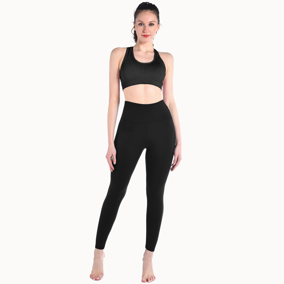 Leafigure 3 Pack Leggings for Women,High Waisted Soft Yoga Pants | High Waist,Non-See through,stretch fabric,butter soft,leggings pack,black leggings women,Workout,Running,Gym,Athletic