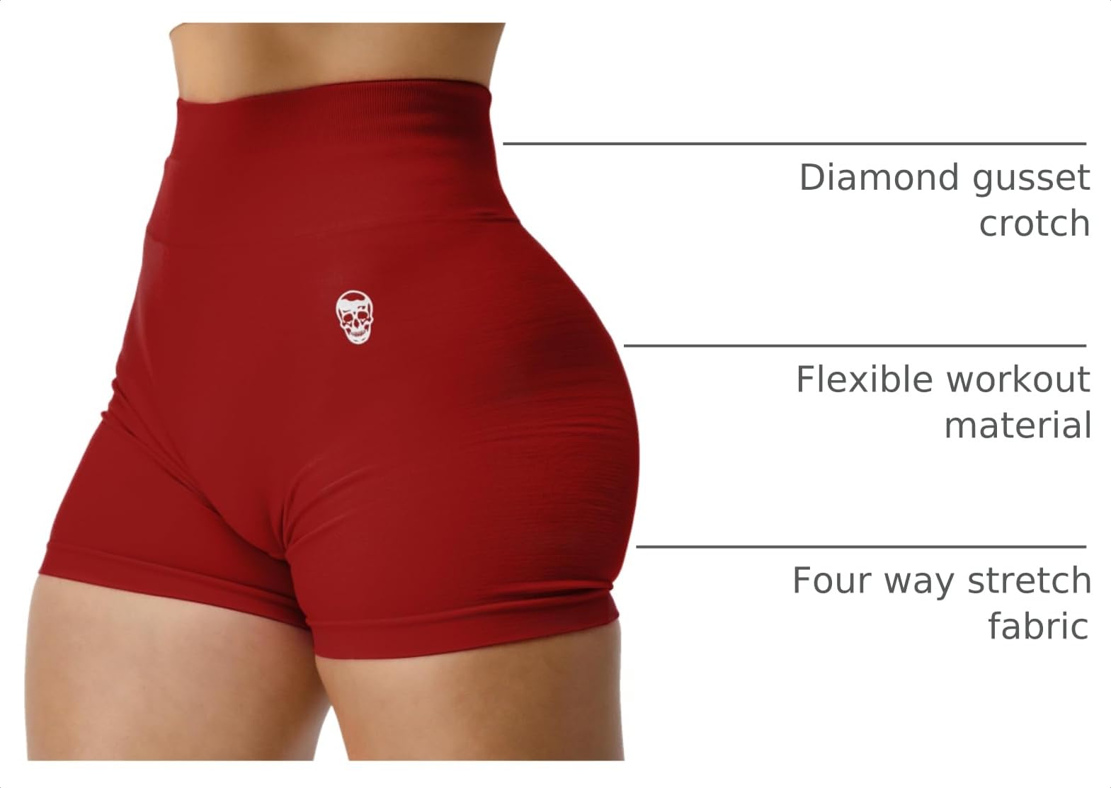 Gymreapers Infinity Seamless Workout Shorts High Waist Biker Shorts for Women Athletic Gym Running Pilates Yoga Sport Short