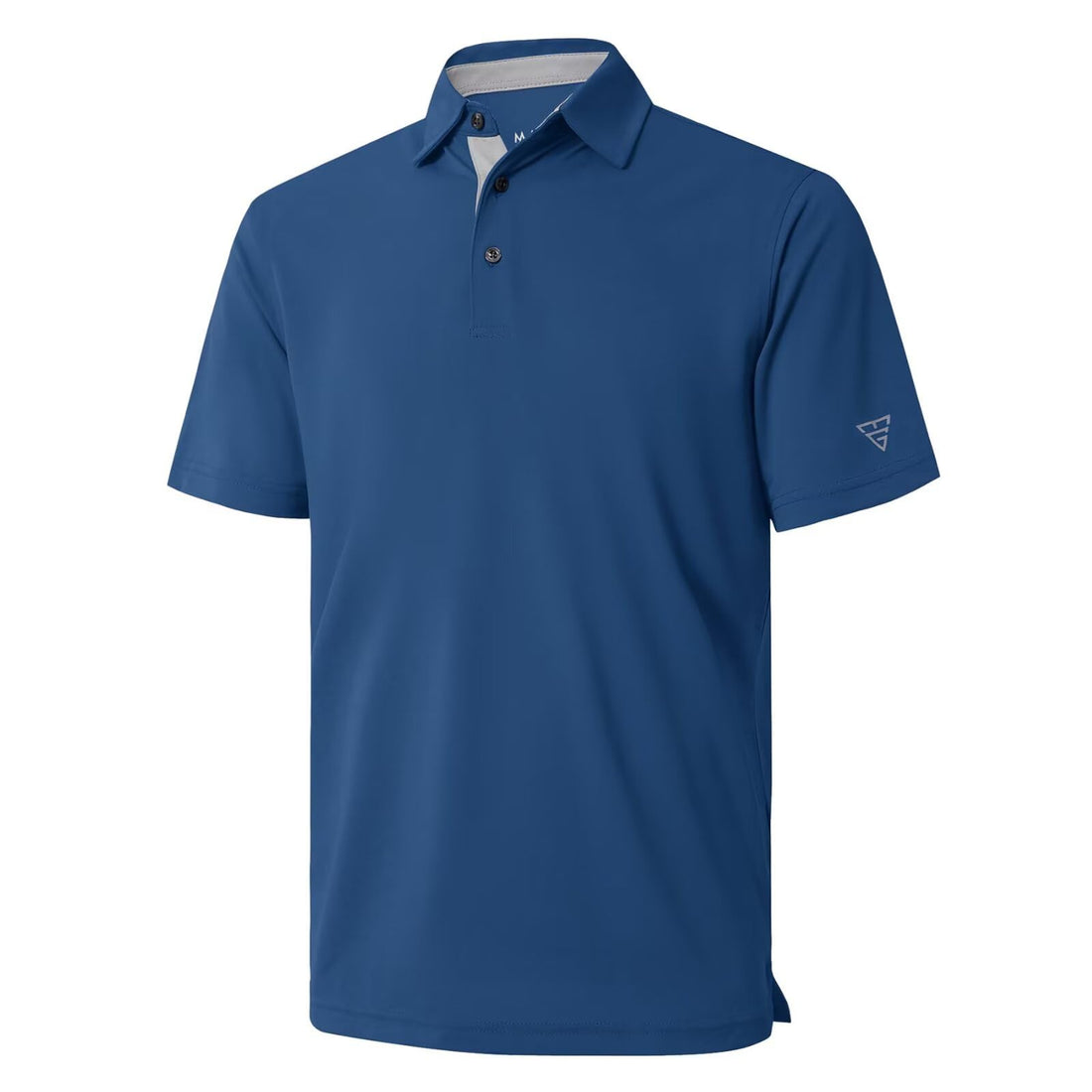 Mens Golf Shirt Short and Long Sleeve Moisture Wicking Dry Fit Performance Solid Casual Pique Golf Polo Shirts for Men