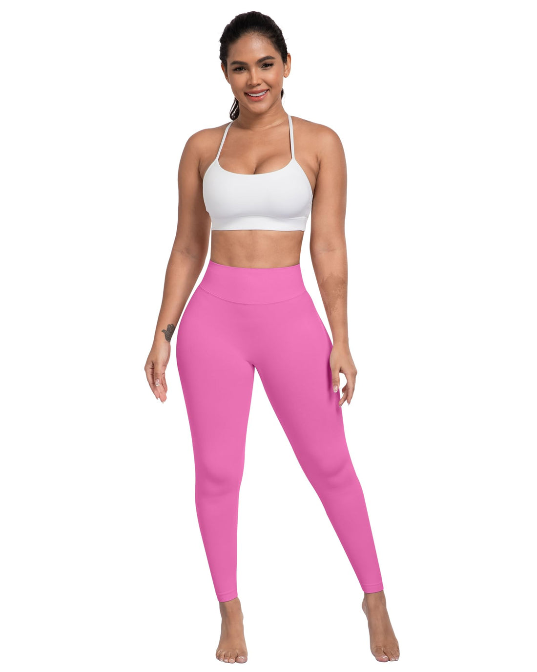 ATHVOTAR Workout Gym Leggings Women, High Waisted Seamless Butt Lifting Scrunch Butt Sports Leggings