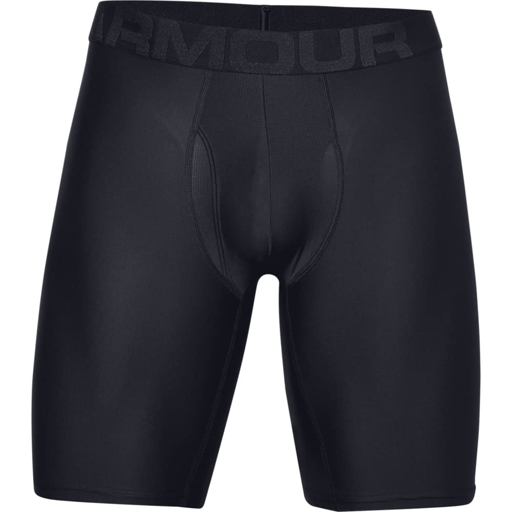 Under Armour Men's Performance Tech Long-Leg Boxerjock Brief Underwear, 9" Inseam, All-Day Comfort & Ultra-Soft, 3-Pack