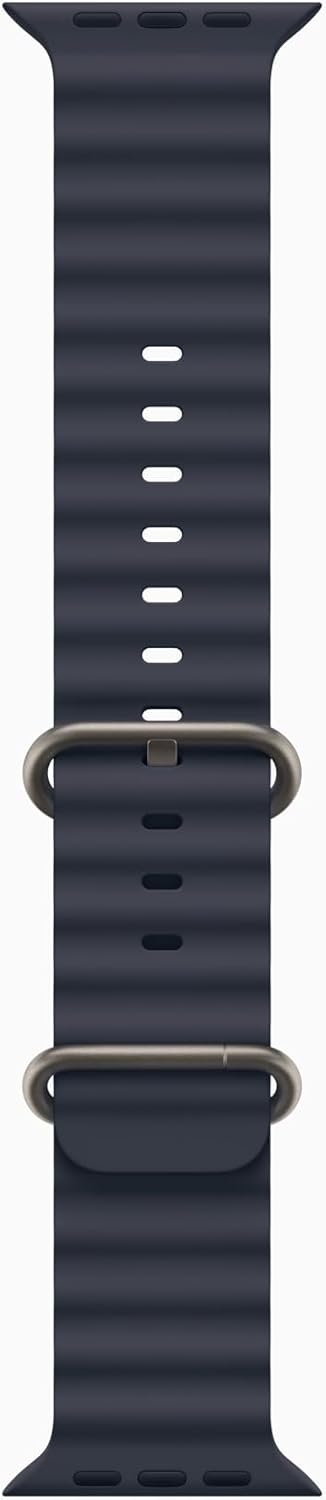 Apple Watch Ultra 2 [GPS + Cellular, 49mm] - Titanium Case with Blue Ocean Band, One Size (Renewed)