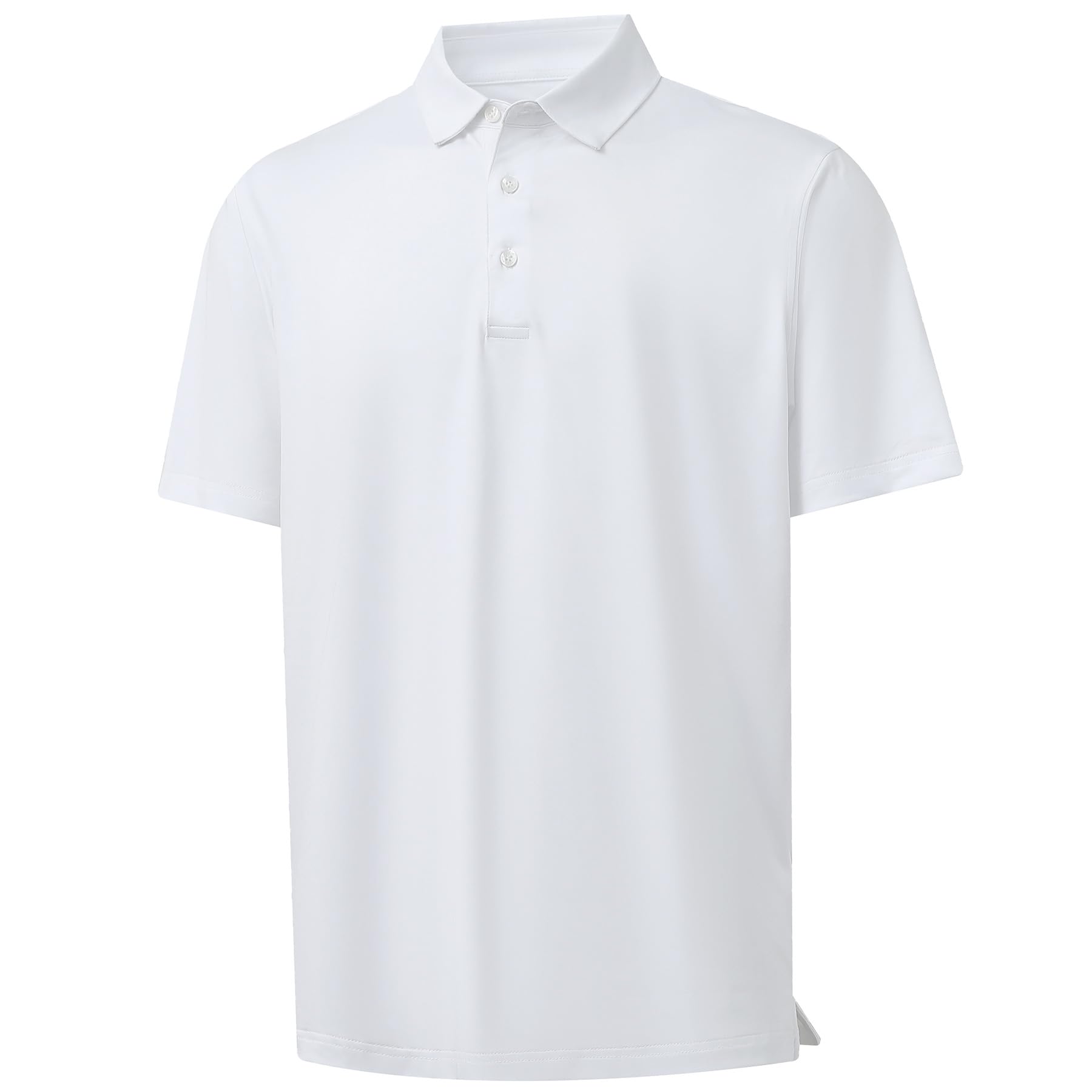 M MAELREG Golf Shirts for Men Dry Fit Performance Chest Print Color Block Moisture Wicking Casual Short Sleeve Polo Shirts