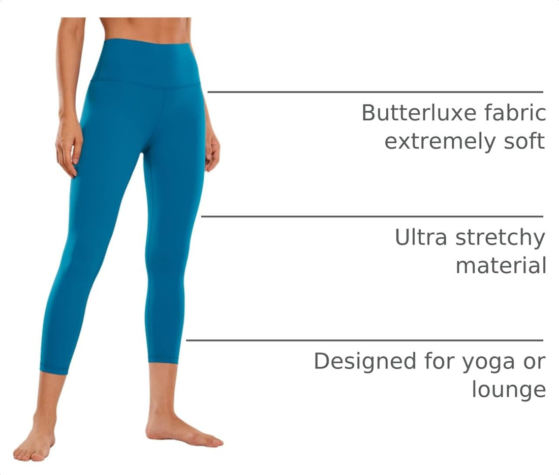 CRZ YOGA Butterluxe Capris 23'' | Extremely Soft, Gentle Compression, Yoga, High Waisted, for Women